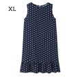 thumbnail image 1 of Sonducket Vestido de mujer Punto Ropa sin mangas Ropa suelta Vestido de tanque con volantes sueltos Vestidos azul marino SG, 1 of 2