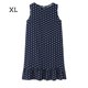 thumbnail image 1 of Vestido sin mangas con lunares para mujer, vestido sin mangas con volantes sueltos, azul marino, XL Inevent AP002113-46, 1 of 3