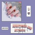 thumbnail image 2 of 24 Uds. Uñas postizas de estilo dulce, párrafo corto/largo, extraíbles, 2 of 2