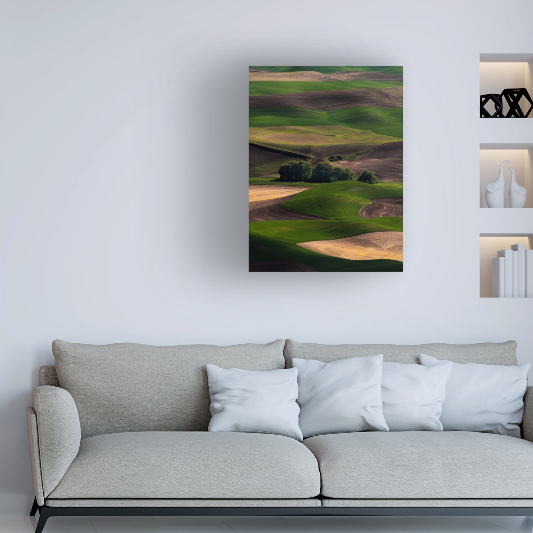 Canvas Wall Art - Ron Langager 'Rolling Dreams' Wall Art for Living Room, Bedroom, or Office Décor by Trademark Fine Art - 18 x 24 Inches