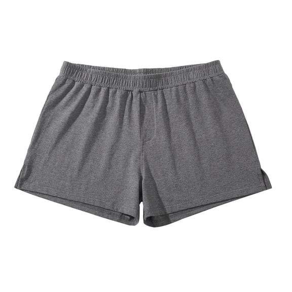 Mgmyaa Men's Elastic Waist Casual Straight Shorts Home Wear Lightweight Pocket Gym Shorts
