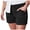 Black, variant on Shorts for Women  Stretch Twill Shorts Athletic Hiking Shorts with Pockets Summer Casual Athletic Shorts Pink XL