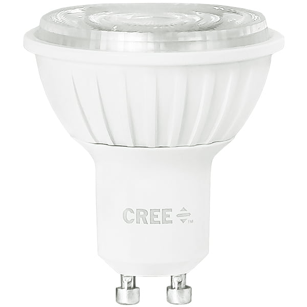 deksel avond Gezondheid Cree Lighting Pro Series MR16 GU10 50W Equivalent LED Bulb, 35 Degree  Flood, 440 lumens, Dimmable, Bright White 3000K, 25,000 hour rated life,  90+ CRI | 1-Pack - Walmart.com
