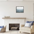 thumbnail image 2 of Stupell Industries Blue Sea Waves Photography Nature Photography Gray Floater Framed Art Print Wall Art, 21 x 17, 2 of 9