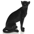 thumbnail image 6 of Resin Figurine Sitting Leopard Statue Artwork Animal Sculpture Tabletop Ornament for Table Centerpieces Office Living Room, 6 of 7