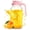 Pink, variant on GPED Glass Mason Jar Pitcher with Pour Spout Lid, 64 oz(2 Quart) Leak-proof Wide Mouth Jugs with Handle and Flip Cap for Cold Brew Coffee, Breast Milk Storage, Water, Pink