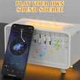 thumbnail image 4 of erfcxs White Noise Sleeping Machine With Diffuser Sound Machine For Sleep 8 Group Nature Sound Portable Wireless Speaker For Sleeping & Meditation With Night Light, 4 of 9