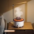 thumbnail image 5 of Humidificador Volcano, difusor de aceites esenciales Jellyfish Mist, modo de niebla pulsada/continua, luz nocturna de color amarillo/azul, control remoto de 560 ml, 5 of 5