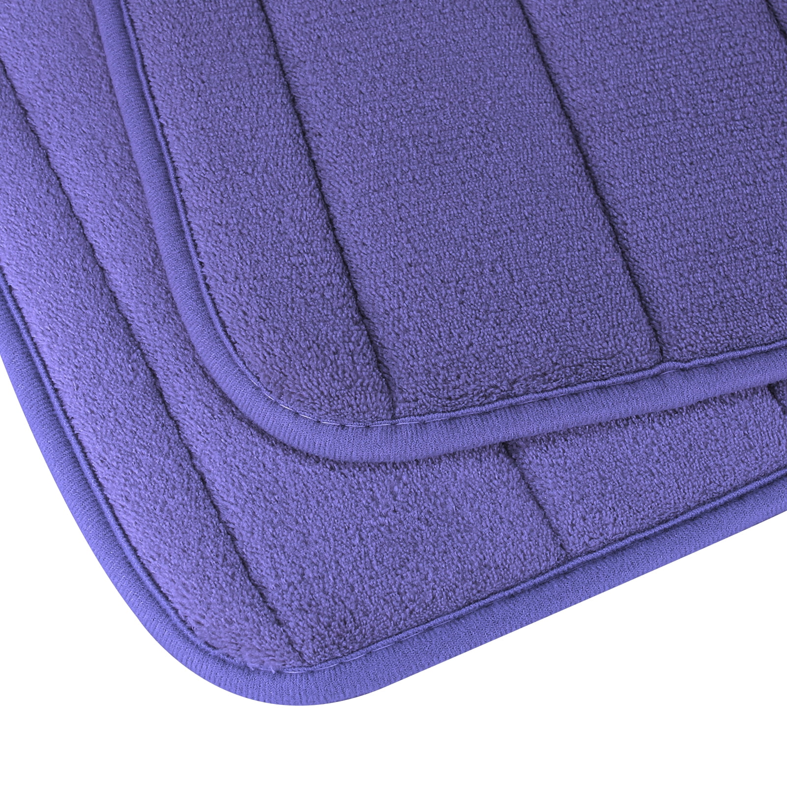 2 Piece Memory Foam Bath Mat Set Thick Bathroom Rugs Soft Bath Mats for Bathroom Extra Absorbent Floor Mats Bath Rugs Set for Kitchen/Living Room(20" x 32"/17" x 24", Blue)