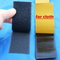 thumbnail image 1 of 1 Meter Black Hook and Loop Sticky Back Tape – High Bond Mesh Adhesive, Waterproof, No Residue for Fabric & Auto, 1 of 12