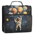 thumbnail image 5 of FORMRS Zipper Binder with Shoulder Strap 1.5-inch Ring 500 Sheet Capacity File Bag, Watercolor Astronaut, 5 of 5