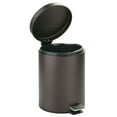 thumbnail image 2 of iDesign, 1.3 Gallon Step Trash Can, Bronze, 2 of 8