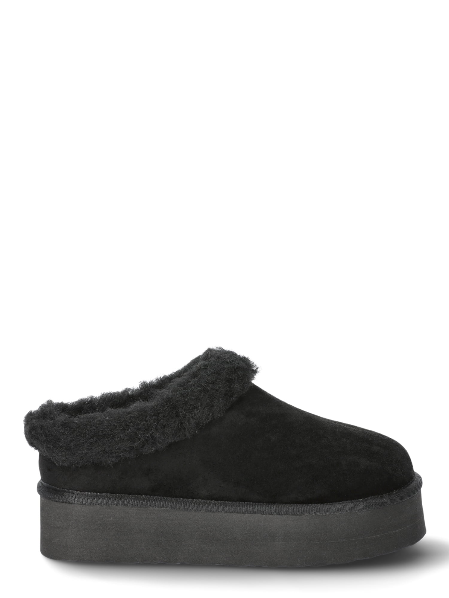 Pawz Womens Cozy Lined Platform Slippers