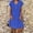 Blue, variant on Women's Casual V Neck Button Down Dress for Summer Daily Wear Basic Style Comfortable Flowy Loose Fit Womens Fashion Platform Comparable Style Brown S
