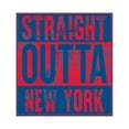 thumbnail image 5 of Straight Outta New York T-Shirt - X-Large - Royal Blue, 5 of 6