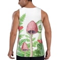 thumbnail image 3 of Xecao Amanita Fly Agaric Men's Tank Top Workout Quick Dry Sleeveless Gym Jogging Muscle Shirts Summer Swim Beach Tops, 3 of 9