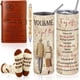 thumbnail image 1 of Set de regalo Skylety Leather Journal, vaso de acero inoxidable, 600 ml, 1 of 7