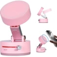 thumbnail image 2 of Soporte Magnético para Celular, Soporte Giratorio Retráctil Ajustable para Teléfono Móvil, Soporte Magnético para Teléfono para Todos los Teléfonos Móviles Base con Fuertes Ventosas (Rosa),Negro, 2 of 9
