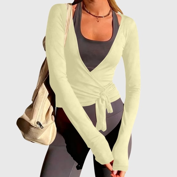 BLCHUNen Womens Long Sleeve Tops Slim Fitted Cardigan Lightweight Comfy Breathable Workout Sports Yoga Tops