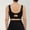 Black, variant on Sports Bikini Tops for Women Swim Bra Wirefree Workout Swimsuit Top Comfortable Support for Swimming, Beach, Active Wear Beige XXXL