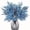 Blue, variant on 6 Pcs Halloween Artificial Baby's Breath Flowers, Black & Purple & Orange Faux Gypsophila Flowers, Real Touch Silk Flowers for Cemetery Decor, Haunted House Party, Spooky Centerpieces