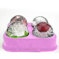 thumbnail image 6 of JOGZMZ Silicone 4-Ball Ice Tray Ice Ball Special Ice Ball For Bartending Pink, 6 of 9
