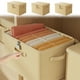 thumbnail image 1 of Cajas Organizadoras con Cerradura para Ropa, Color Beige, 45X30X30Cm, 1 Unidad, 620G - Caja de Almacenamiento con Contraseña para Pantalones y Edredones | Yww250929005L, 1 of 7