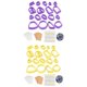 thumbnail image 1 of + Cortadores de Arcilla Polimérica de Plástico Pendientes Fabricación Suministros Amarillo, 1 of 9