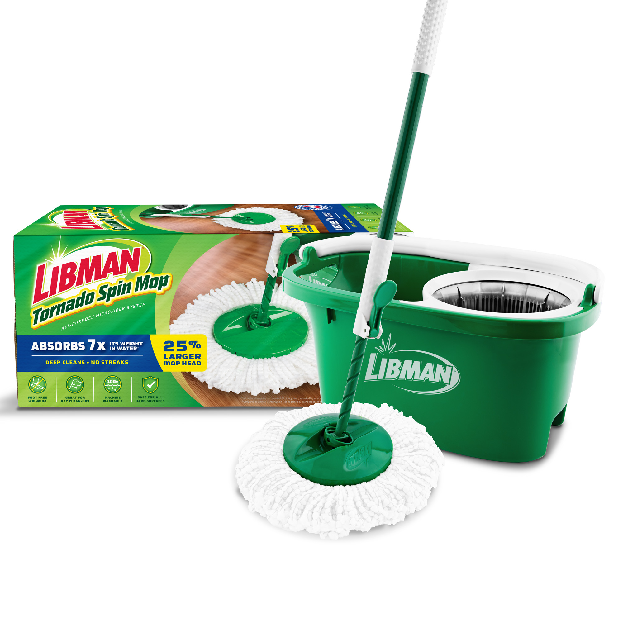 Libman Tornado Spin Mop All-in-One Floor Cleaning Kit photo 1