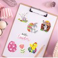 thumbnail image 3 of 50/100pcs Easter Cling Decals Stickers for Kids and Adults Home Classroom Nursery Party Supplies Decorations, Easter, 3 of 6