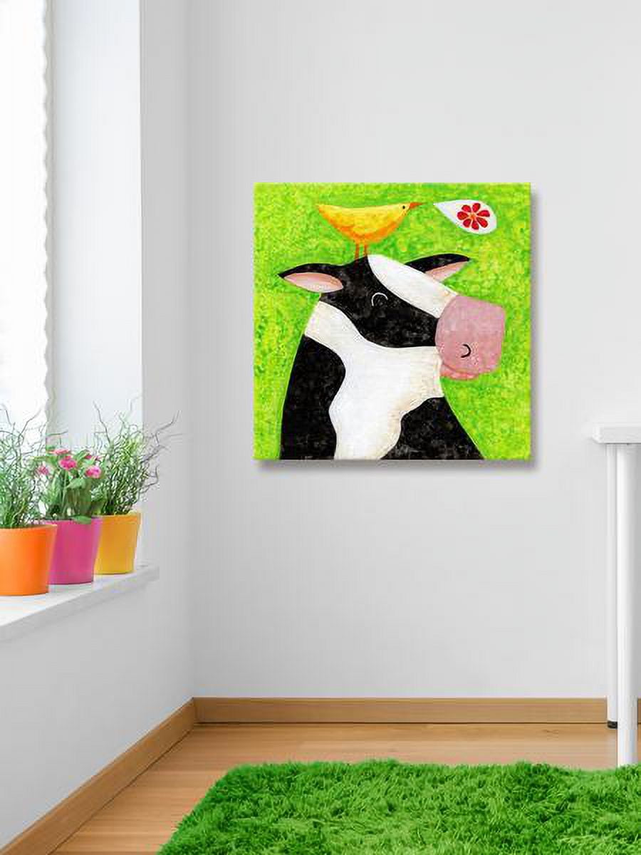 "Moosic to My Ears" Painting Print on Wrapped Canvas