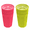 Pink and Green, variant on Dr. Brown's Milestones Cheers 360 Training Cup for Toddlers & Babies, Leak-Free Sippy Cup, Pink & Turquoise, 10 oz/300 ml, 9m+, 2 Pack (Colors May Vary)