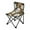 Camouflage White Flowers, variant on 600D Oxford Camping Chair Portable Foldable Chair Supports 220 lbs for Picnic, Fishing, Backpacking Abstract Pink Floral Pattern