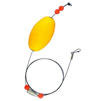 Comal Weighted Oval Float Leader, Orange