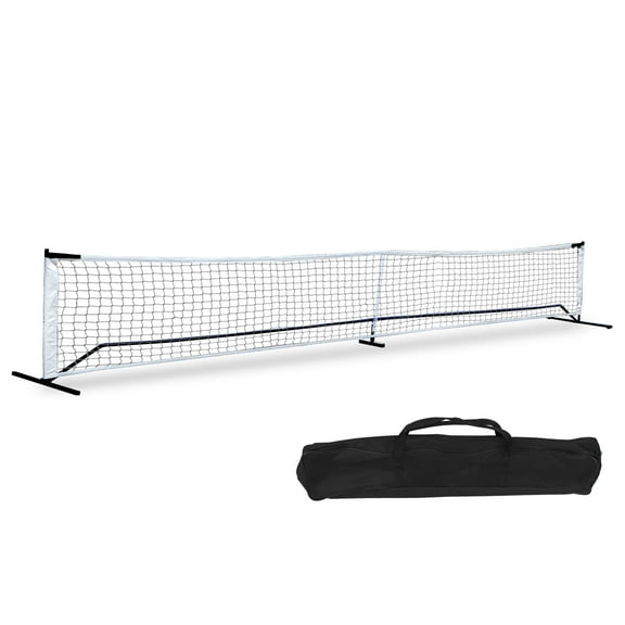 ZenSports 22FT Portable Pickleball Net Set W/Carry Case, Adult Kids Outdoor Fun