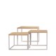 thumbnail image 1 of Juego de Mesas Kessa Muebles  Wayne Blanco, 1 of 4