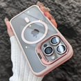thumbnail image 1 of Luxury Magnetic Shockproof Phone Case For iPhone15 14 13 12 11 Pro Max Plus Funda Stand Glass Lens Protection Back Cover, 1 of 7