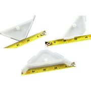 Berta Cabinet Triangle Bracket, 90 Degree Plastic Cabinet Corner Support Braces ( 4 Pack )
