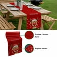 thumbnail image 5 of Merry Christmas Table Runner - 36 Inch Long, Kitchen Dining Table Runner Dresser Scarves, Red Winter Xmas Cartoon Deer Snowflake Farmhouse Decor for Coffee Tables Wedding Party Banquet, 5 of 8