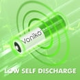 thumbnail image 5 of Voniko NIMH Rechargeable AA Batteries 24 Pack, 1.2V 2100mAh Recharge up to 1000x Times, 5 of 6
