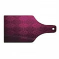 thumbnail image 1 of Magenta Cutting Board, Ornamental Vintage Feminine Rectangular Forms Background Damask Dated Design, Tempered Glass Cutting and Serving Board, Wine Bottle Shape, Maroon Fuchsia, by Ambesonne, 1 of 1