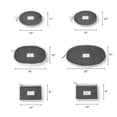 thumbnail image 2 of STOZU Quilted Cases Gray Craft & Hobby Storage Bags & Cases for Fine China, Set of 6, 2 of 8