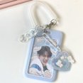 thumbnail image 2 of Soporte para tarjetas fotográficas Kpop, soporte para exhibición de fotos con llavero de amor, fundas protectoras para fotos de ídolos, funda protectora para tarjetas de identificación y crédito, 2 of 5