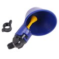 thumbnail image 4 of Chicken Waterer, Plastic Poultry Water Cups Leakproof  For Quail For Broilers For Turkeys Blue, 4 of 8