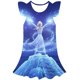 thumbnail image 1 of Disney Frozen Elsa princesa vestido de dibujos animados 3D estampado niñas vestido verano Frozen Elsa vestido Frozen sin mangas fiesta princesa vestidos 10T Gao Jinjia LED, 1 of 2