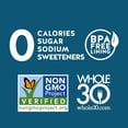 thumbnail image 4 of Waterloo Sparkling Water Two Flavor Pack, Zero Calories/Sugar/Artificial Sweeteners/Sodium, Lemon-Lime/Peach, 192 Fl Oz, Pack of 16, 4 of 5