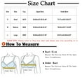 thumbnail image 3 of Bigersell Front Closure Bras for Women in Clearance Women Bras Plus Size Behind Buckle Comfortable Breathable Exhaust Base No Underwire Buckle Front Buckle Underwear Sport Bra Style F-638 Red S, 3 of 4