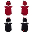 thumbnail image 3 of XXWXYD Baby Girl Devil Romper Halloween Outfit, Soft Baby Onesie with Horn Headband and Tail Attachments, 0-12 Months, 3 of 3