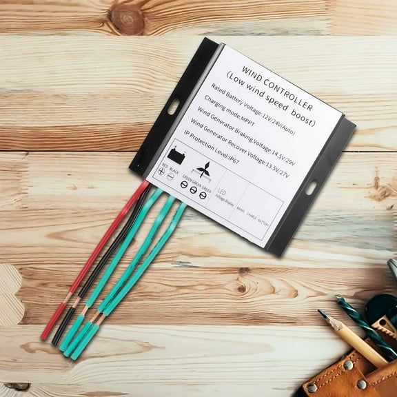 500W 800W Mppt Charge Controller 12V/24V Auto 10A Wind Turbine Generator Water Proof Regulator Rectifier Overcharging Protection 800W Fangkenuo