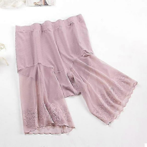 Sexy Underwear for Women, Summer Five-point Pants Anti-light Thin Uncurled Underwear Lace Sexy Underwear